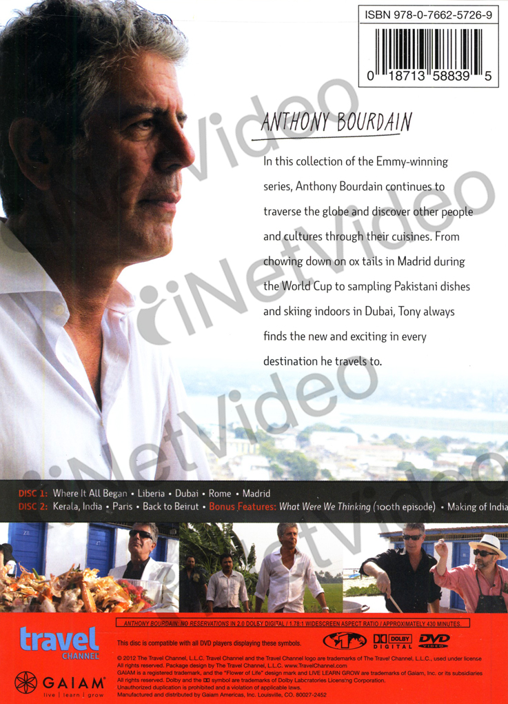 Anthony Bourdain: No Reservations : Shows : TravelChannel