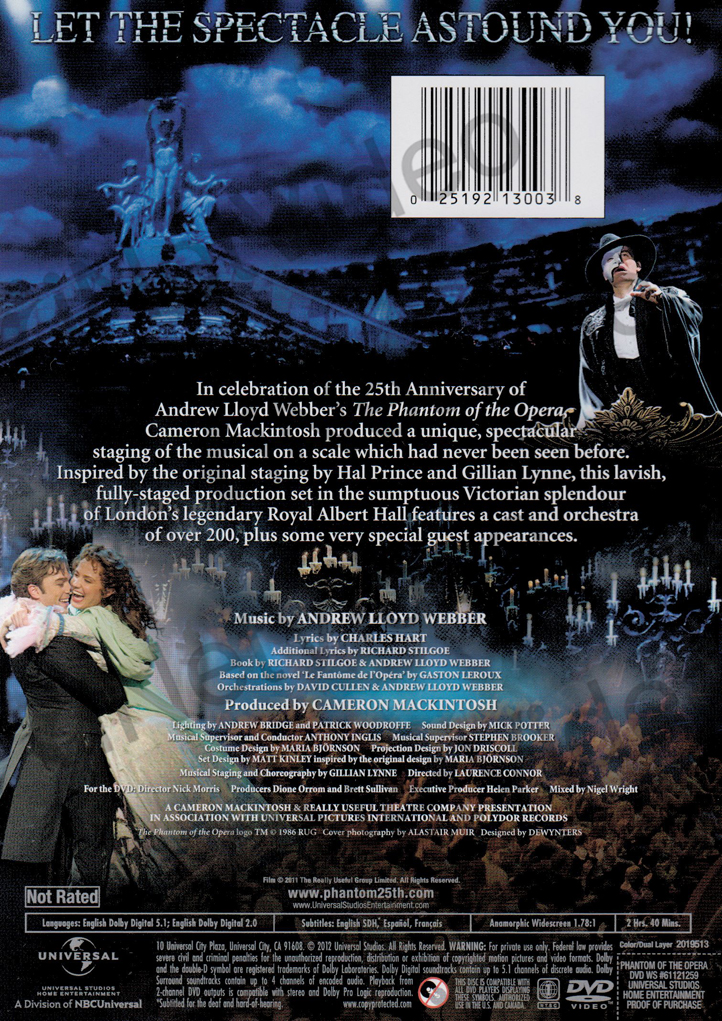 The Phantom of the Opera at the Royal Albert Hall - Wikipedia