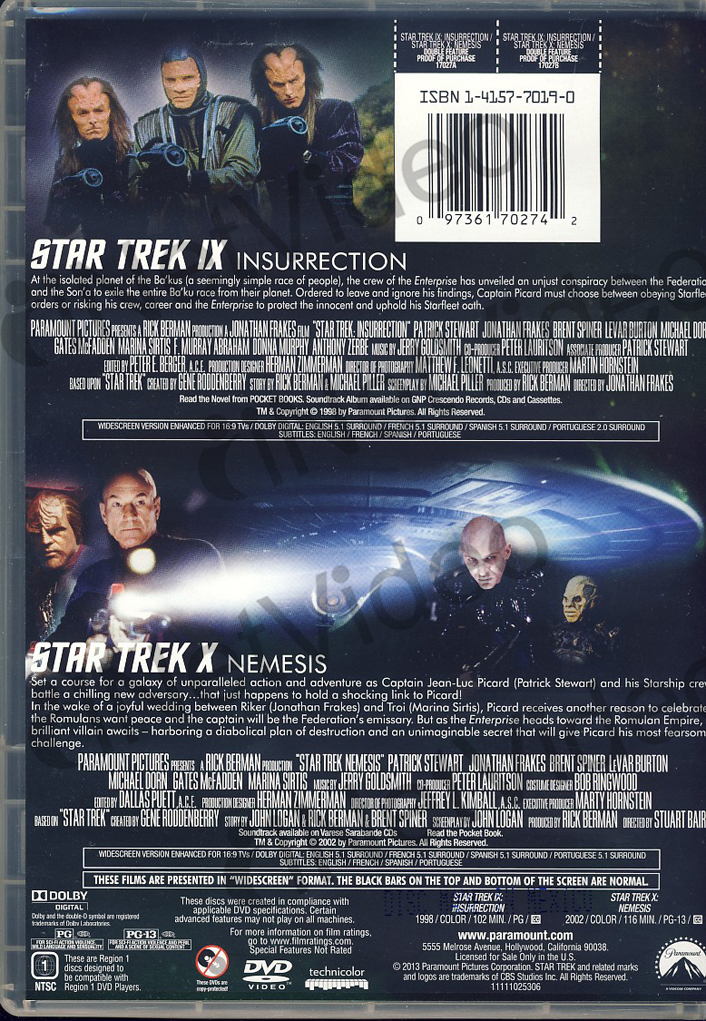 STAR TREK DE Star Trek IX: Der Aufstand