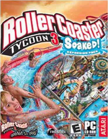 ROLLERCOASTER TYCOON 3: SOAKED! EXPANSION *NEW PC******