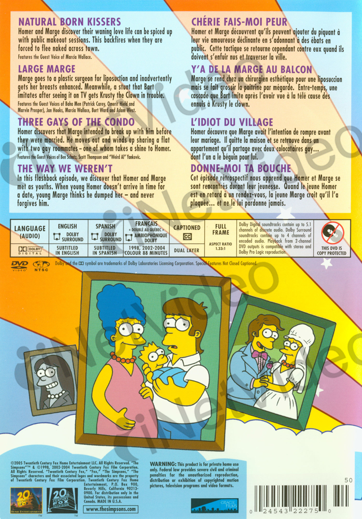 The Simpsons - Kiss and Tell: The Story of The New DVD 24543222750 | eBay