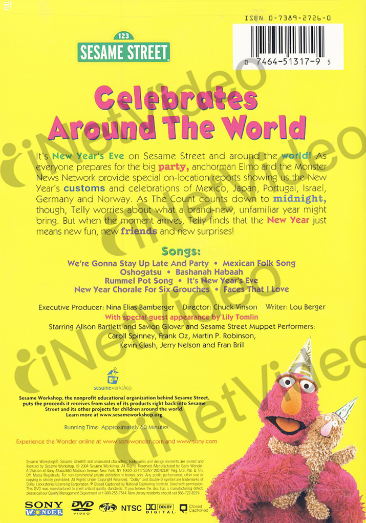 sesame street celebrates around the world new dvd original title 