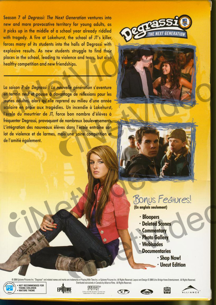 Degrassi The Next Generation Season 7 Box New DVD