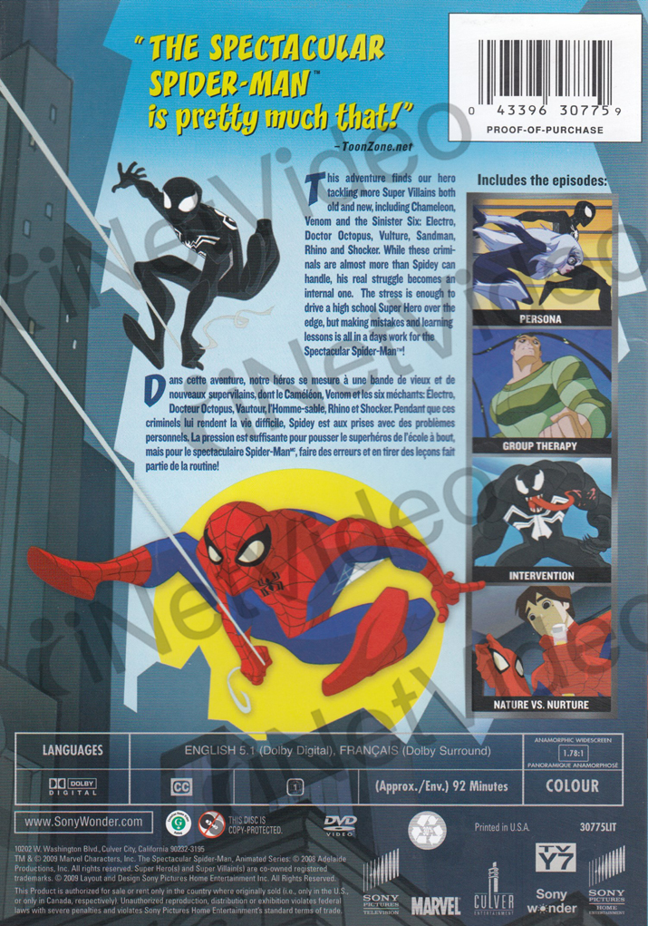 The Spectacular Spider-Man: Vol. 4 (Bilingual) New DVD 43396307759 | eBay