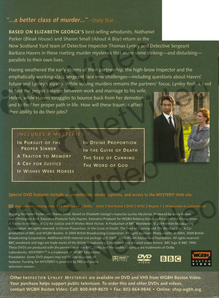 the inspector lynley mysteries series 3 4 new dvd original title the