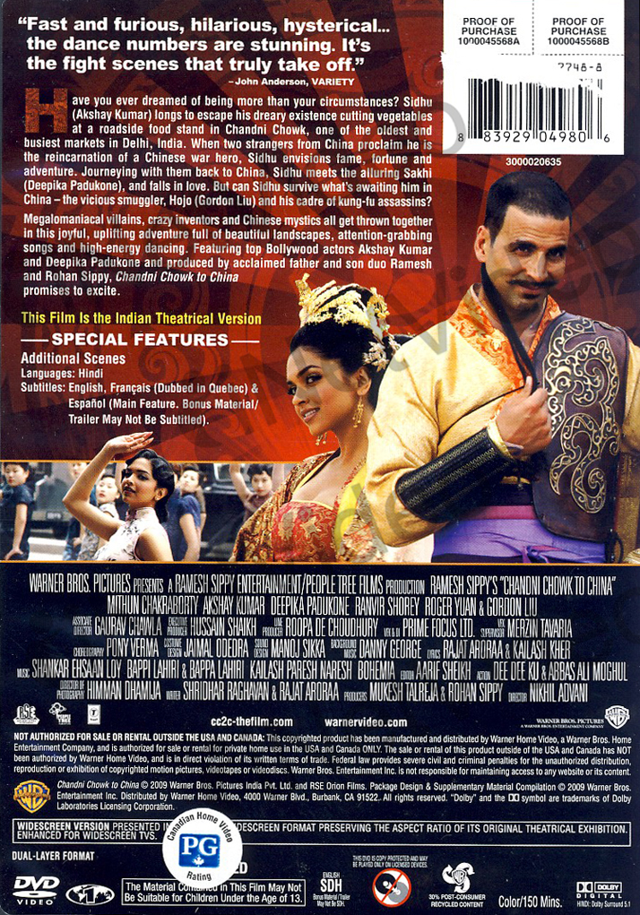 Chandni Chowk To China (Original Hindi Movie) New DVD  eBay