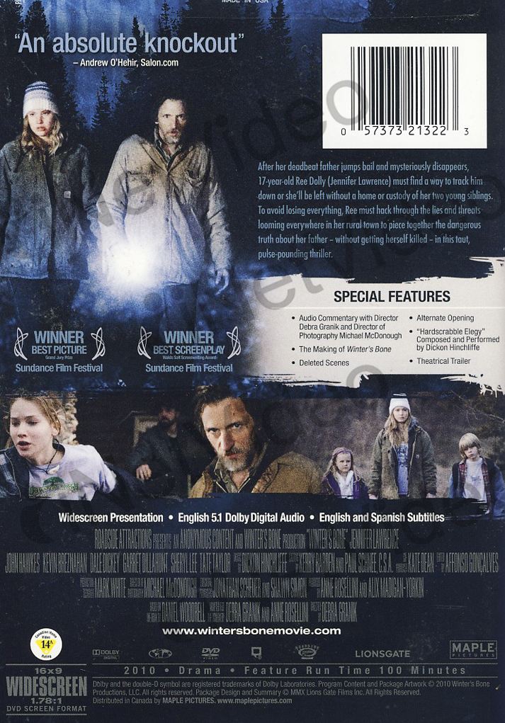 WINTERS BONE NEW DVD   