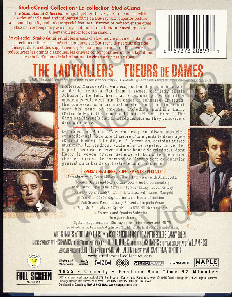 The Ladykillers Studiocanal Collection Blu New Blu