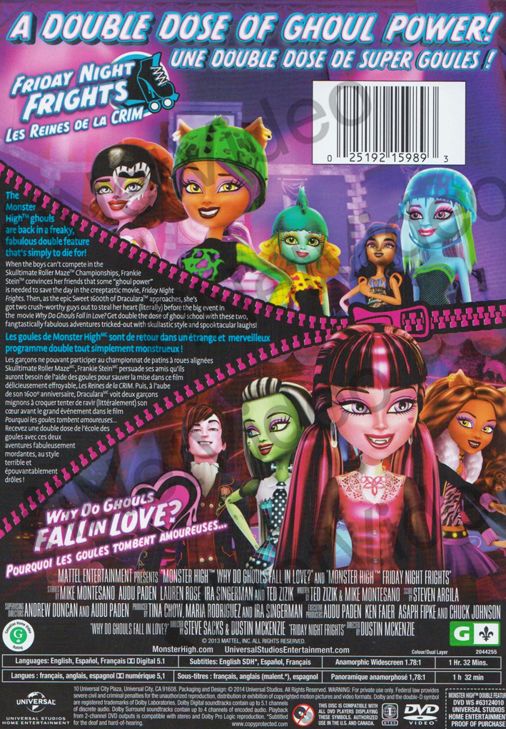 Monster High Double Feature: Friday Night Frig New DVD 25192159893 | eBay