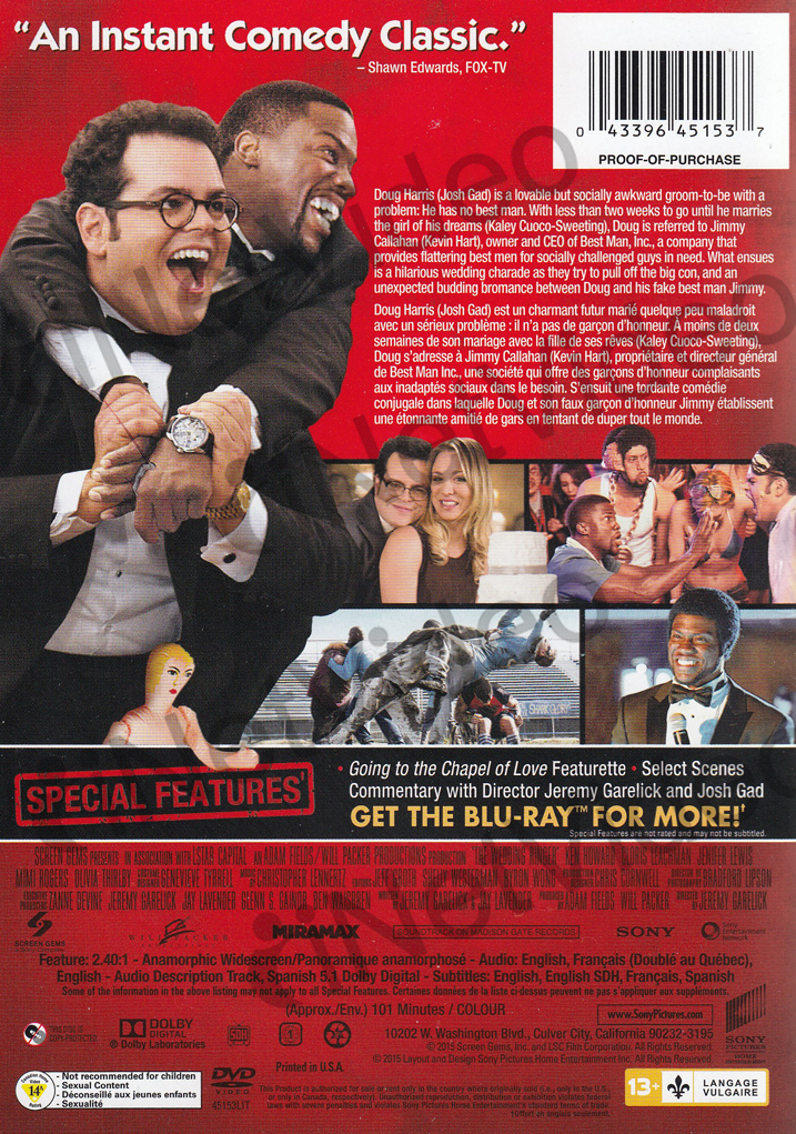 THE WEDDING RINGER (BILINGUAL) (DVD)