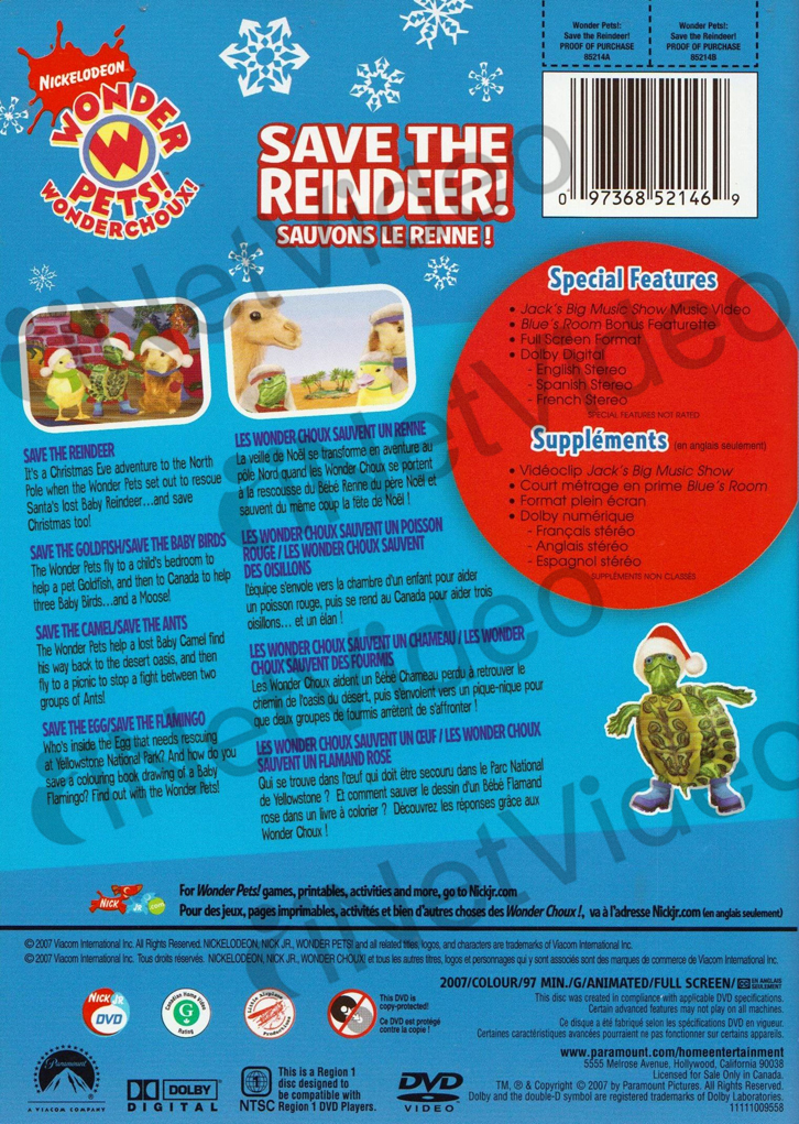 Wonder Pets Save The Reindeer Dvd For Sale Online Ebay