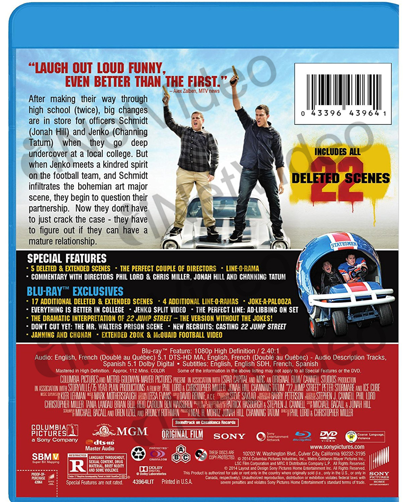 22 JUMP STREET (BLU-RAY + DVD) (BLU-RAY) (BLU-RAY)