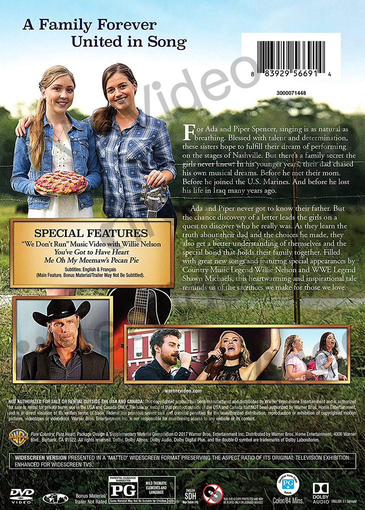 Pure Country Pure Heart (FF Only) (Canadian Re New DVD eBay
