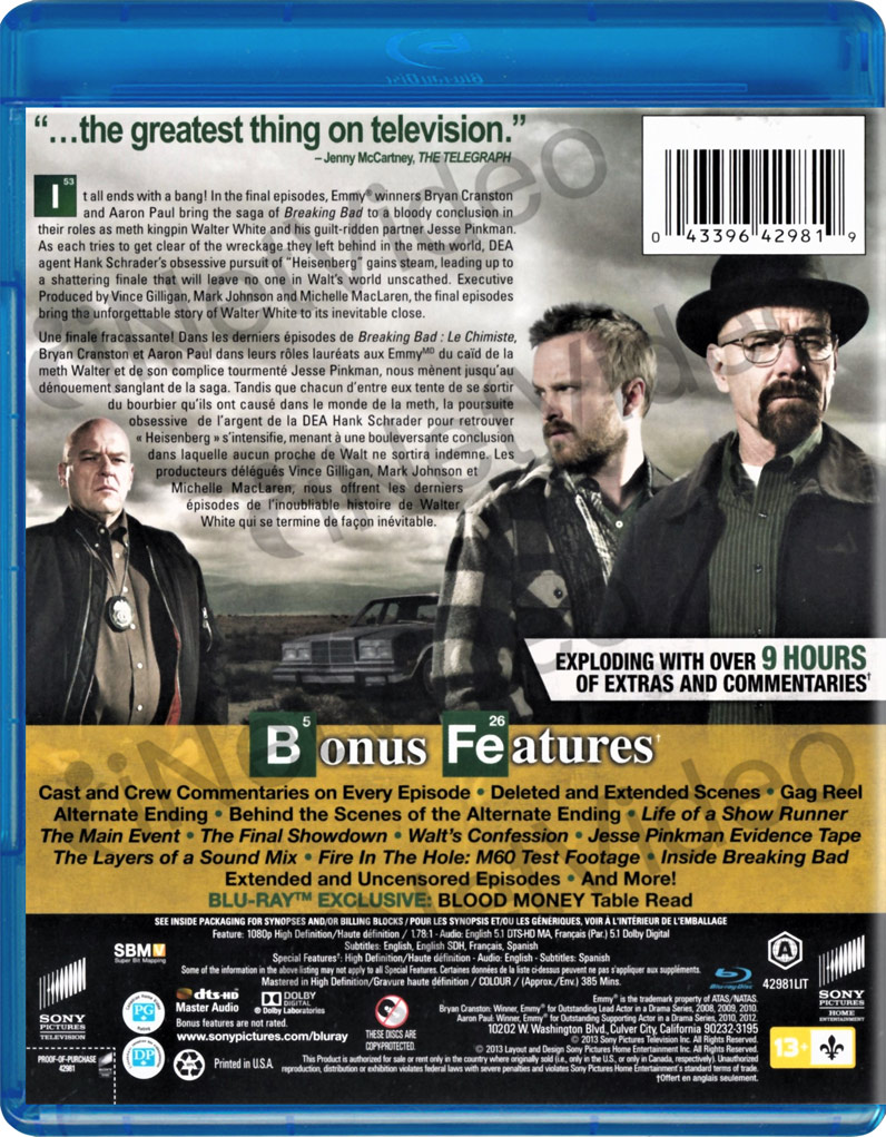 Breaking Bad The Final Season Blu Ray Bil New Blu 1799 Picclick