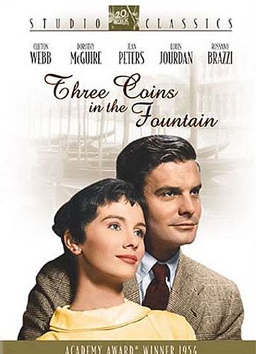 THREE COINS IN THE FOUNTAIN (DVD) - Picture 1 of 1