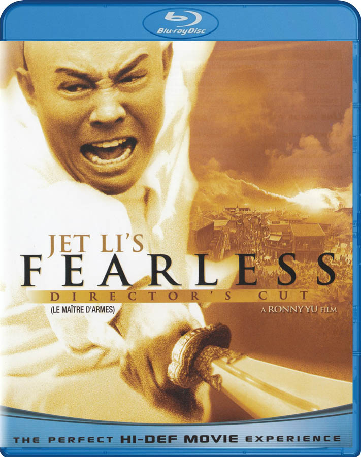 Jet Lis Fearless Directors Cut Blu Ray New Blu 065935823858