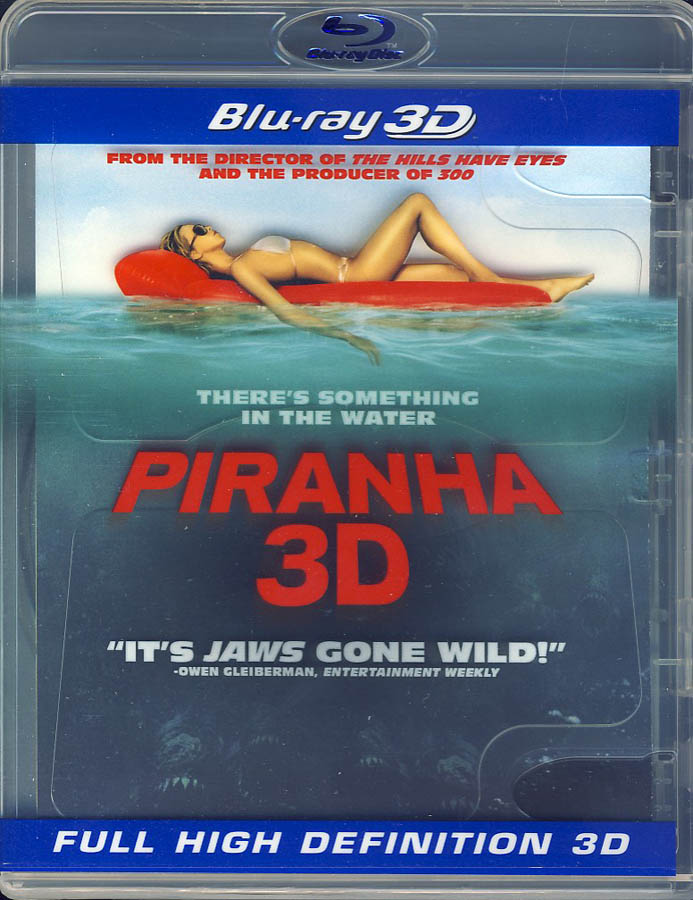 Piranha 3D Blu Ray Full High Definition 3D New BL