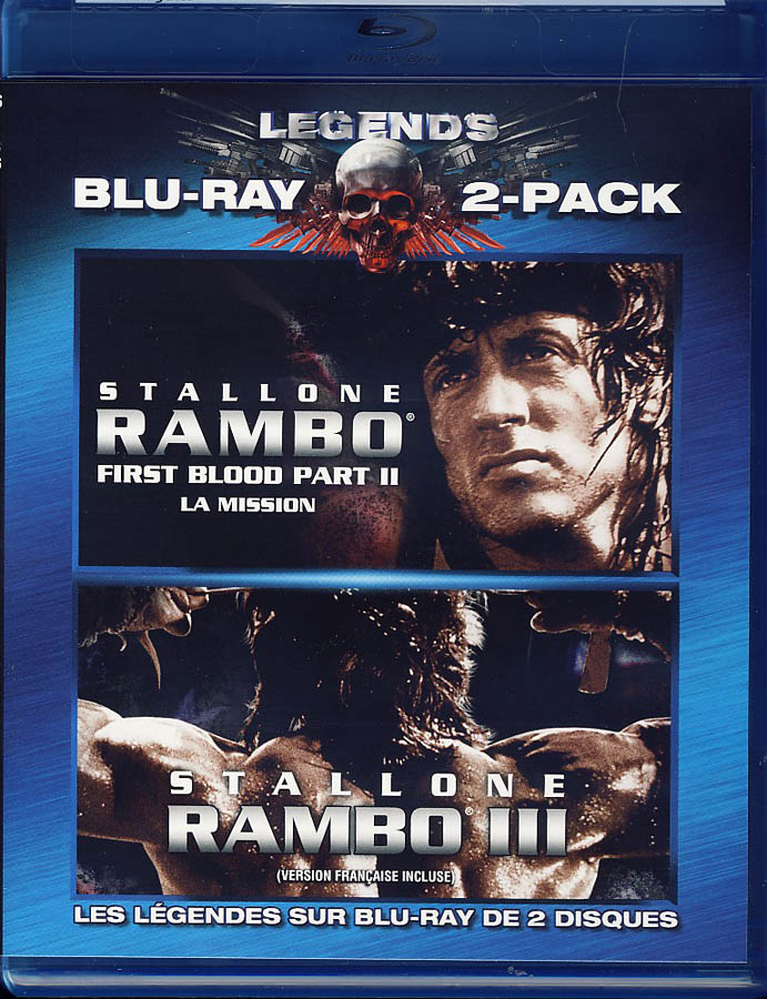 Rambo First Blood Part 2 Rambo Iii Lege New Blu Ebay