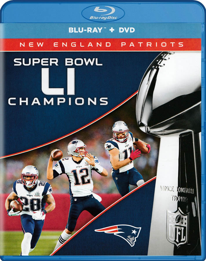 NFL Super Bowl LI Champions: New England Patriots Blu-ray (Blu-ray + DVD)