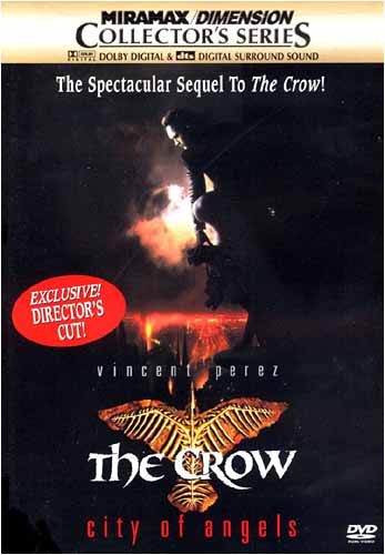 The Crow City of Angels Exclusive Director New DVD